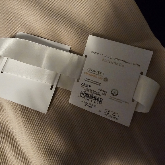 Baby Little Co. by Lauren Conrad Lettuce-Edge Top & Pants Little 24 Mon NWT - Picture 3 of 6